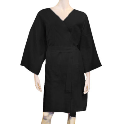 Kimono nero in tnt