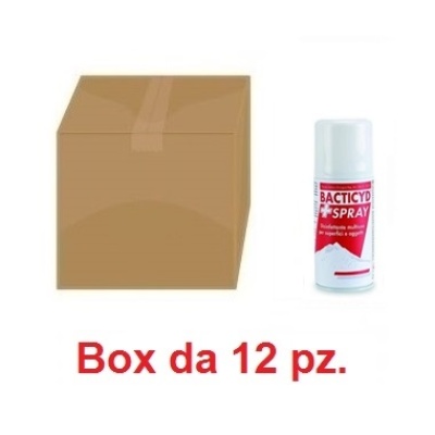 Bacticyd spray 150 ml. (Svuotamento rapido) – box da 12 pz.