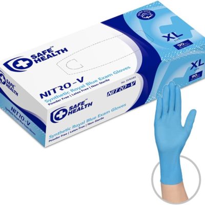 SAFE HEALTH NITRO-V Guanti monouso Nitrile-Vinile – XL blu